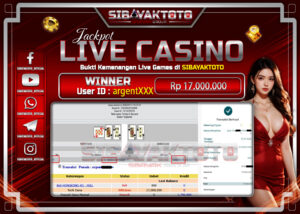 SIBAYAKTOTO BUKTI KEMENANGAN LIVE CASINO RESMI VIRAL 