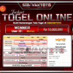 SIBAYAKTOTO BUKTI KEMENANGAN TOTO TOGEL 4D ONLINE TEPERCAYA