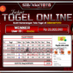 SIBAYAKTOTO BUKTI KEMENANGAN TOTO TOGEL 4D ONLINE TEPERCAYA