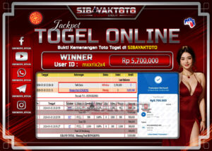 SIBAYAKTOTO BUKTI KEMENANGAN TOTO TOGEL 4D ONLINE TEPERCAYA